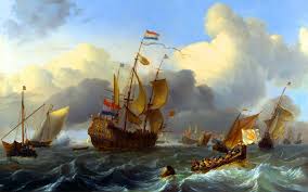 Dutch Warship Eendracht National Gallery Of Art Painting Wallpaper Marine Art