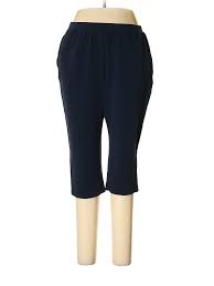 details about catherines women blue casual pants 0x plus