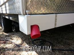 Where can i store my rv sewer hose? Wacky Pup How To Add A Two Compartment Sewer Hose Storage To A Camper Rv Bonus How To Modify For Permanent 90 Fitting
