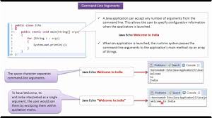 Java Tutorial Command Line Arguments In Java Java Command Line Arguments Java Tutorial Java Programming Tutorials Java Programming Language