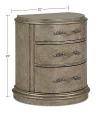 Since bedrooms are often a realm of angles and lines, a round table like this one provides a welcome counterbalance. Furniture Zarina Demilune Nightstand Created For Macy S Reviews Furniture Macy S