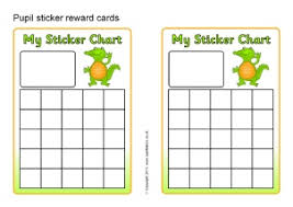 Printable Primary School Sticker Charts Sparklebox