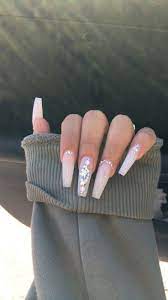 Pintereѕt Vadd Diamond Nails Long Acrylic Nails Coffin Red Acrylic Nails