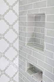 Gray Bathroom Tile Gray Bathroom Tile Ideas I Used Two Different Tiles For The Shower A Grey Subw Gray Shower Tile Grey Bathroom Tiles Trendy Bathroom Tiles