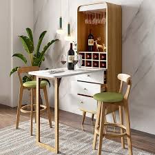 foldable bar cabinet convertible with wine rack table 3 drawers in 2021 bar cabinet wine rack table bars for home