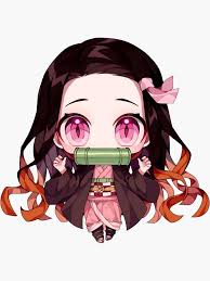 Kimetsu no yaiba , #tanjirou kamado , #nezu. Nezuko Chibi Kimetsu No Yaiba Sticker Chibi Anime Kawaii Nezuko Chibi Chibi Nezuko