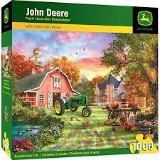 New john deere barn raising 1000+ piece great american puzzle company item#8678. Masterpieces John Deere Pumpkins For Sale Model B Tractor 1000 Piece Jigsaw Puzzle By Dominic Davison Walmart Canada