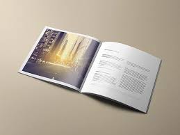 Square Brochure Mockup Square Brochures Brochures Mockups Brochure