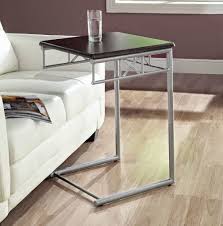 Slide In Table Height Desk For Couch Sofa Side Table Wood Console Table Table