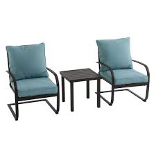 Sonoma Goods For Life Burbank C Spring Patio Chair End Table 3 Piece Set Patio Furniture Collection Patio Chairs Bars For Home