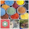 The product obtained by pulverizing clinker, consisting essentially of hydraulic calcium aluminates resulting from fusing or. 1