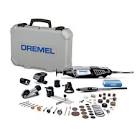 4000 Series 120V Corded Rotary Tool Kit with Variable Speed, 50 Accessories, 6 Attachments and Case 4000-6/50 Dremel