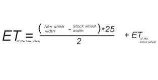 wheel width and offset et explained oponeo co uk