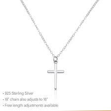 Silver Cross Necklace