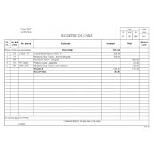 Registru de casa model completat. Registru De Casa A4 Model Nou Autocopiativ