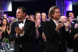 He's 11 inches taller than me. Brad Pitt And Leonardo Dicaprio S Bromance Was The Best Part Of Awards Season Vogue