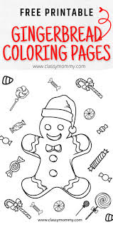 ⭐ free printable gingerbread house coloring book while the origins of gingerbread are clear, the origins of the gingerbread house decorated as a family at christmas are not. Free Printable Gingerbread Coloring Pages Classy Mommy