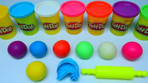 Learn Colors And Numbers With 7 Balls Out Of Play Doh Counting Numbers Learning Colors Counting Numbers Funny Toys