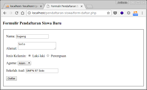 Contoh kegiatan mengelola sistem informasi sekolah. Tutorial Php Dan Mysql Membuat Aplikasi Crud Studi Kasus Pendaftaran Siswa Baru