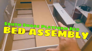 South shore twin bed is a suitable option for almost any child's room due to its simple yet effective design. How To Assemble A Bed South Shore Logik Twin Mate S Bed With Drawers Assembly Youtube