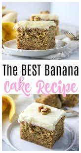 Banana Cake Recipe Recipe In 2020 Banana Cake Recipe Cake Recipes Banana Cake Recipe Easy