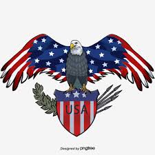 Stock vector illustration isolated on white background. American Flag Shield American Eagle Hand Painted Elements National Flag Hand Painted Bald Eagle Png Transparent Clipart Image And Psd File For Free Download