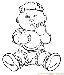 They are all free to print, and the kids will love coloring them in. Cabbage Patch Kids Coloring Page 03 Coloring Page For Kids Free Cabbage Patch Printable Coloring Pages Online For Kids Coloringpages101 Com Coloring Pages For Kids