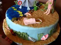 This is a great little cake, simple to make, perfect for anyone interested in boating. Beach Fishing Boat Theme Fondant Cake Youtube