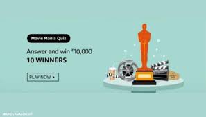 The more questions you get correct here, the more random knowledge you have is your brain big enough to g. Amazon Movie Mania Quiz Answers February 19 Answer And Win Rs 10 000