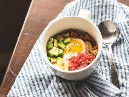 3 Healthy Mug Meals With Chicken Chicken Breakfast Fun Healthy Breakfast Food Network Healthy