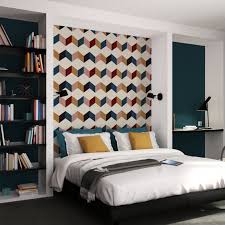 Papier Peint Intisse Benson By E Rivassoux Coloris Multicolore Chambre Parentale Papier Peint Papier Peint 4 Murs Papier Peint Intisse
