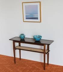 In the living room or entryway or behind the sofa? Mid Century Modern Danish Console Table