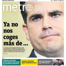 Un día histórico para Puerto Rico. Ricardo Rosselló renuncia como  Gobernador. El pueblo habló y tuvo que obedecer. Las portadas de los  principales diarios del País