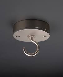 Perfect for when your ceiling power source is a distance from the point where you want your light to be suspended from. Silver Ceiling Light Hook Relocate Your Pendant Lights