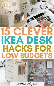 Portable, durable and easy to use, these ikea folding tables are the perfect addition to a home where extra space, or unexpected dinner guests, is a constant concern. 15 Super Clever Ikea Desk Hacks Craftsy Hacks