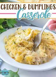 Dairy food cookbook chicken casserole with doughballs / homemade chicken and dumplings tornadough alli : Chicken And Dumplings Casserole Video The Country Cook