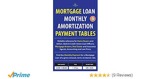 Mortgage Loan Monthly Amortization Payment Tables Easy To