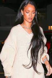 Pinterest Newwaves Rihanna Hairstyles Rihanna Style Long Black Hair
