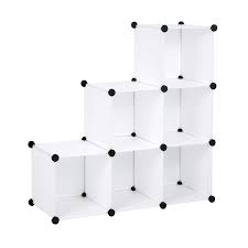 Garderobenschrank 6 Facher Kunststoff Weiss Garderobe Schrank Garderobenschrank Aufbewahrung Flur