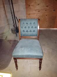 Value Of Antique Chair With Bassick Casters On Front Legs My Antique Furniture Collection