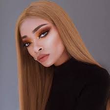 Silky Straight Blonde Lace Front Wigs Human Hair Wigs Pre Plucked Honry  Blonde #27 Color Brazilian Virgin Hair Wigs For Women Glueless Lace Frontal  Wigs For Women (18 Inch #27 Lace Front
