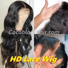 Clover 10a Grade Hd Lace Wig Body Wave Pre Plucked Brazilian