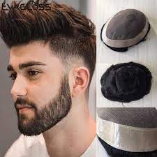 Each piece features a lace front made specifically for him to create the ultimate hairline that can be styled forward or back. Evagloss Mens Lace Wig Fine Mono Hairpieces Natural Human Hair Wigs For Man Hair System Toupee Men Capillary Hair Prostheses Toupees Aliexpress