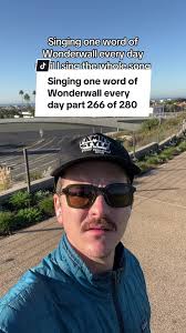 Singing One Word of Wonderwall Every Day