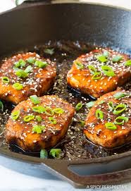 Tangy Pan Fried Korean Pork Chops Recipe Pork Chop Recipes Baked Cooking Boneless Pork Chops Korean Pork