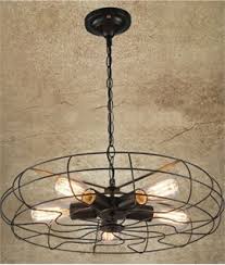 The cage can be removed, if desired, to switch up the look. Vintage Look Lights Lighting Styles