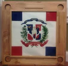Dominican Flag Domino Table Domino Table Dominican Flag Domino