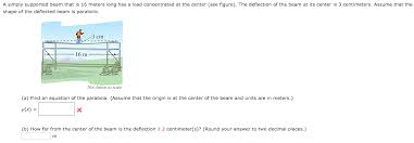 A meter, or metre, is the fundamental unit of length in the metric system, from which all other length units are based. A Simply Supported Beam That Is 16 Meters Long Has A Chegg Com