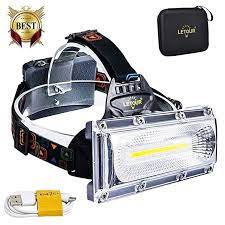 Led Headlamps Letour Rechargeable 8000 Lumen Headlamp Cob High Bright Flashlight Waterproof Work Light Headlight F Led Headlamp Bright Flashlight Work Lights