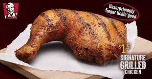 Does kfc still do grilled chicken. Enjoy Kfc Signature Grilled Chicken At Just 1 50 When You Pay With Dbs Posb Cards Till 31 Jan 2019 Start Magazine